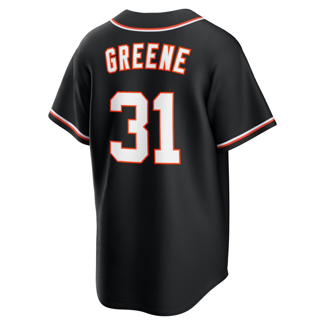 Riley Greene Detroit Tigers Nike Fashion Replica Black Out Jersey