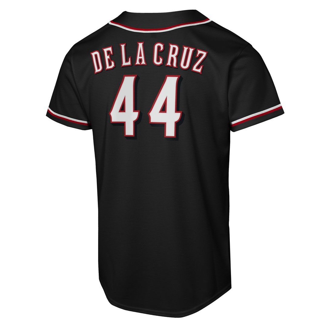 Elly De La Cruz Cincinnati Reds Nike Youth Fashion Replica Player Jersey - Black