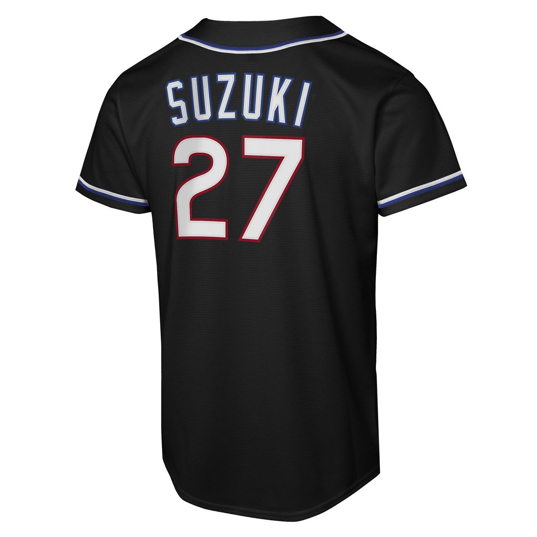 Seiya Suzuki Chicago Cubs Nike Youth Fashion Replica Player Jersey - Black