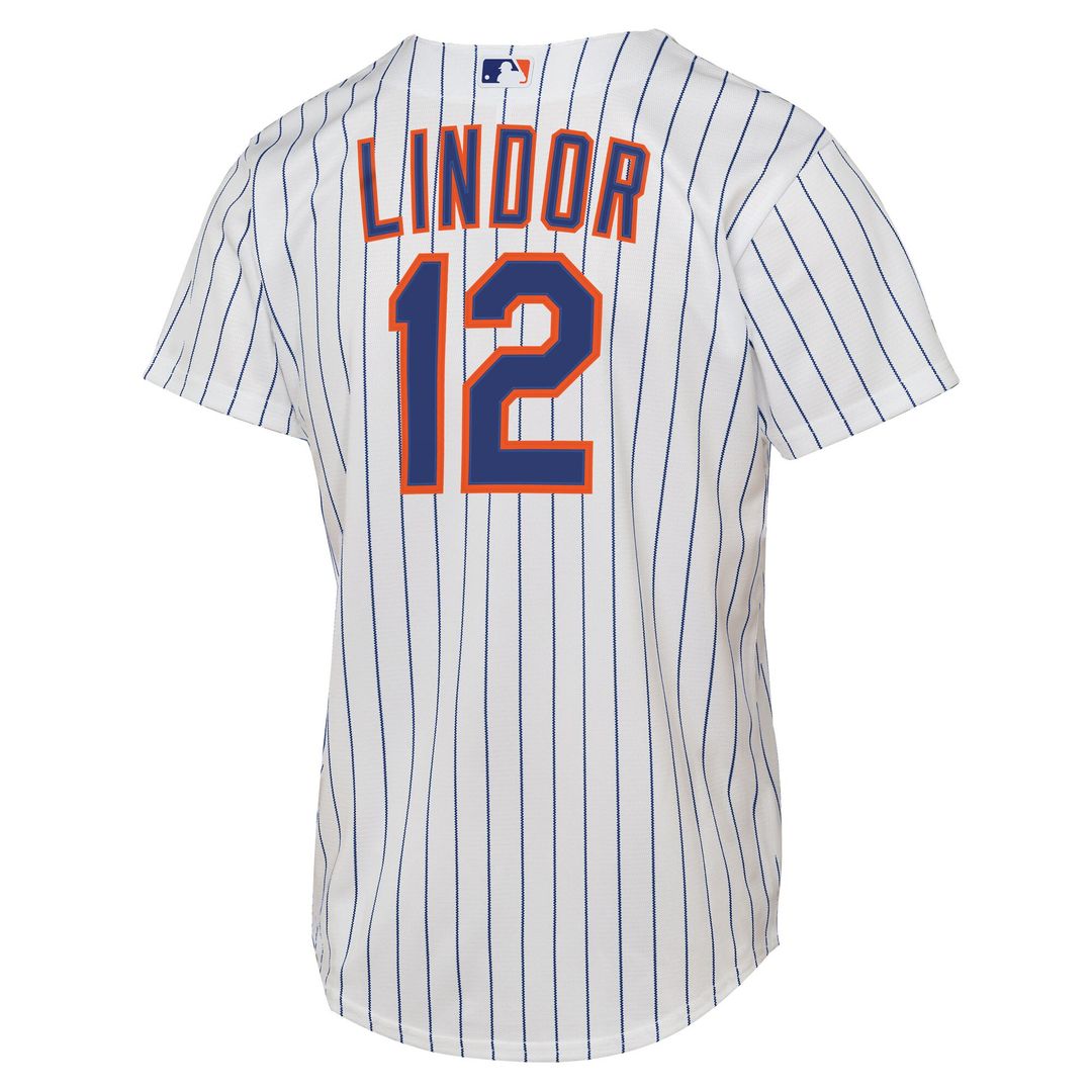 Francisco Lindor New York Mets Nike Youth Home Replica Player Jersey - White