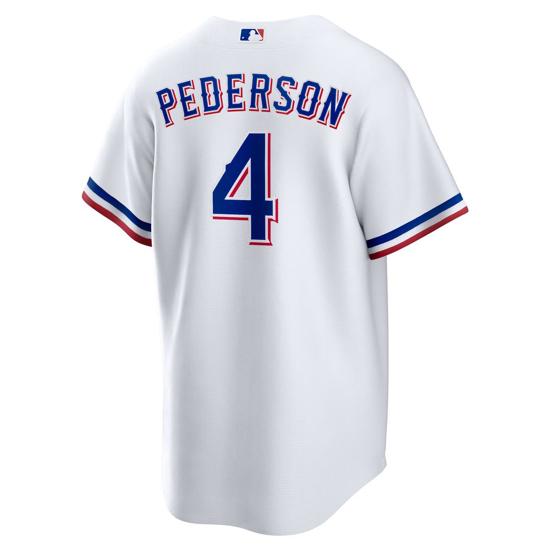 Joc Pederson Texas Rangers Nike Youth Home Replica Jersey - White