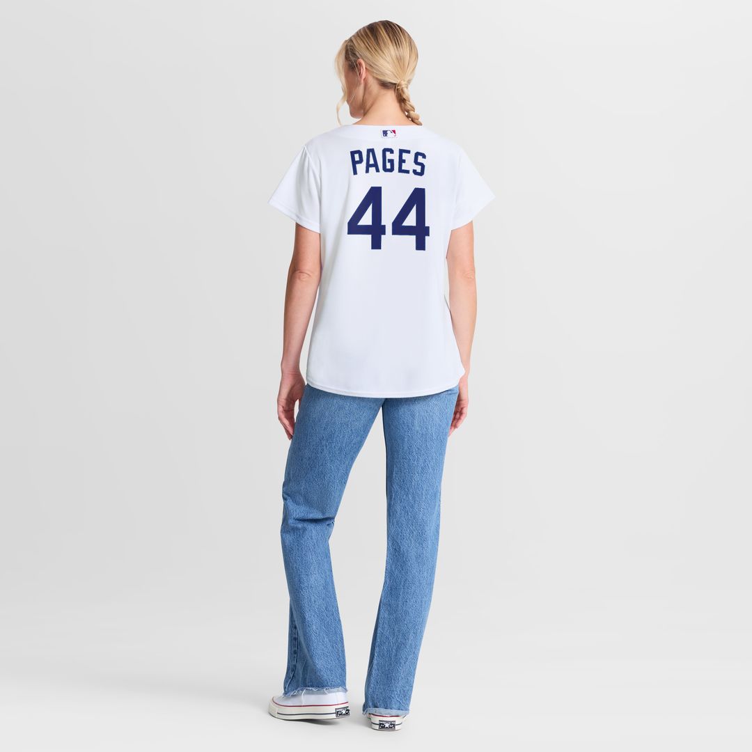 Andy Pages Los Angeles Dodgers Nike Women's Home Replica Jersey - White