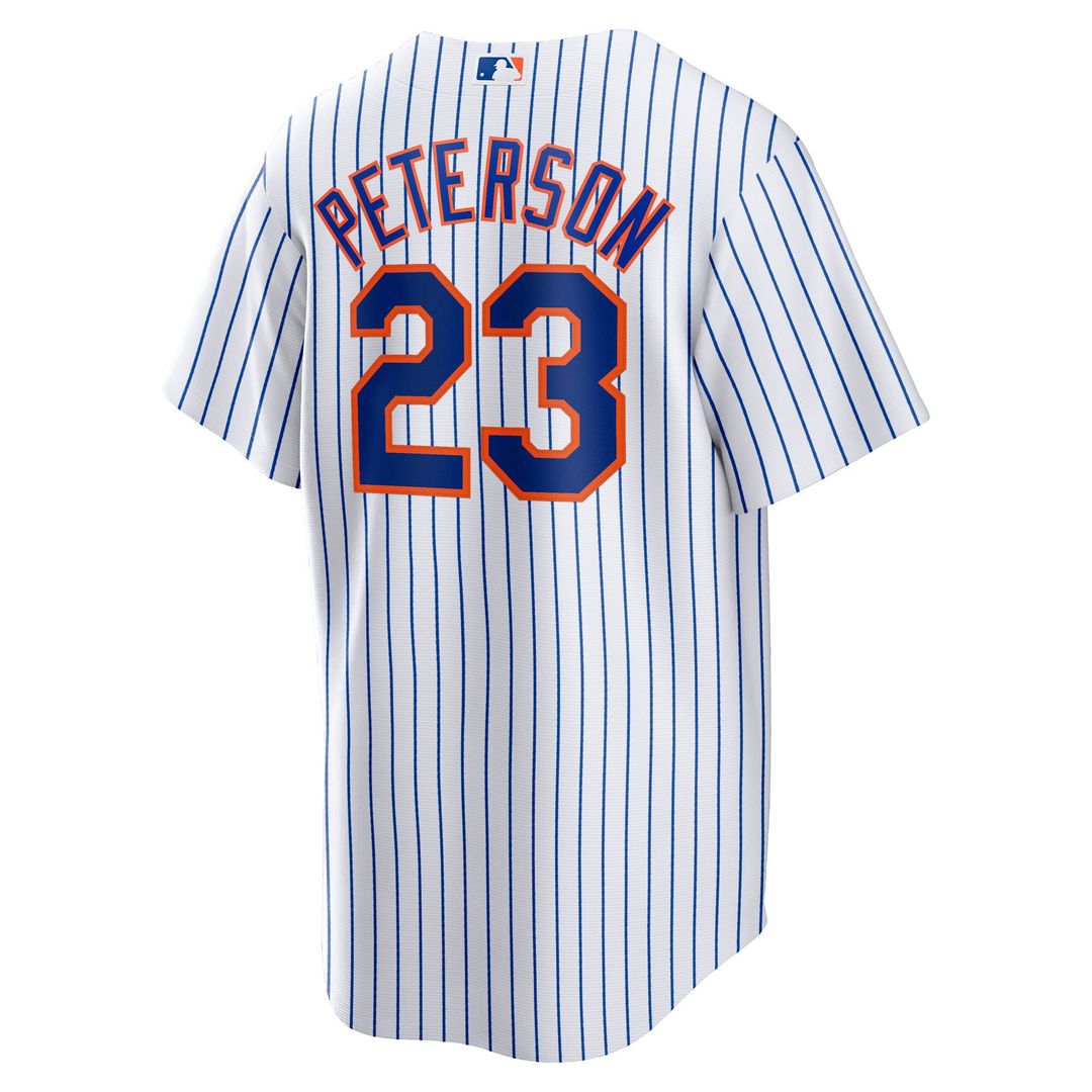 David Peterson New York Mets Nike Home Replica Jersey - White