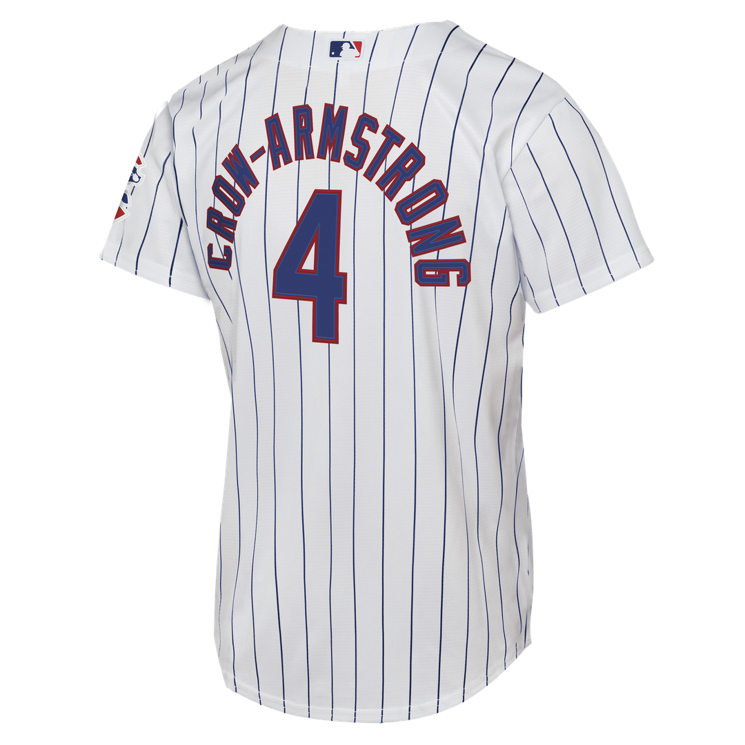 Pete Crow-Armstrong Chicago Cubs Nike Youth Alternate 2 Stadium Jersey - Light Blue