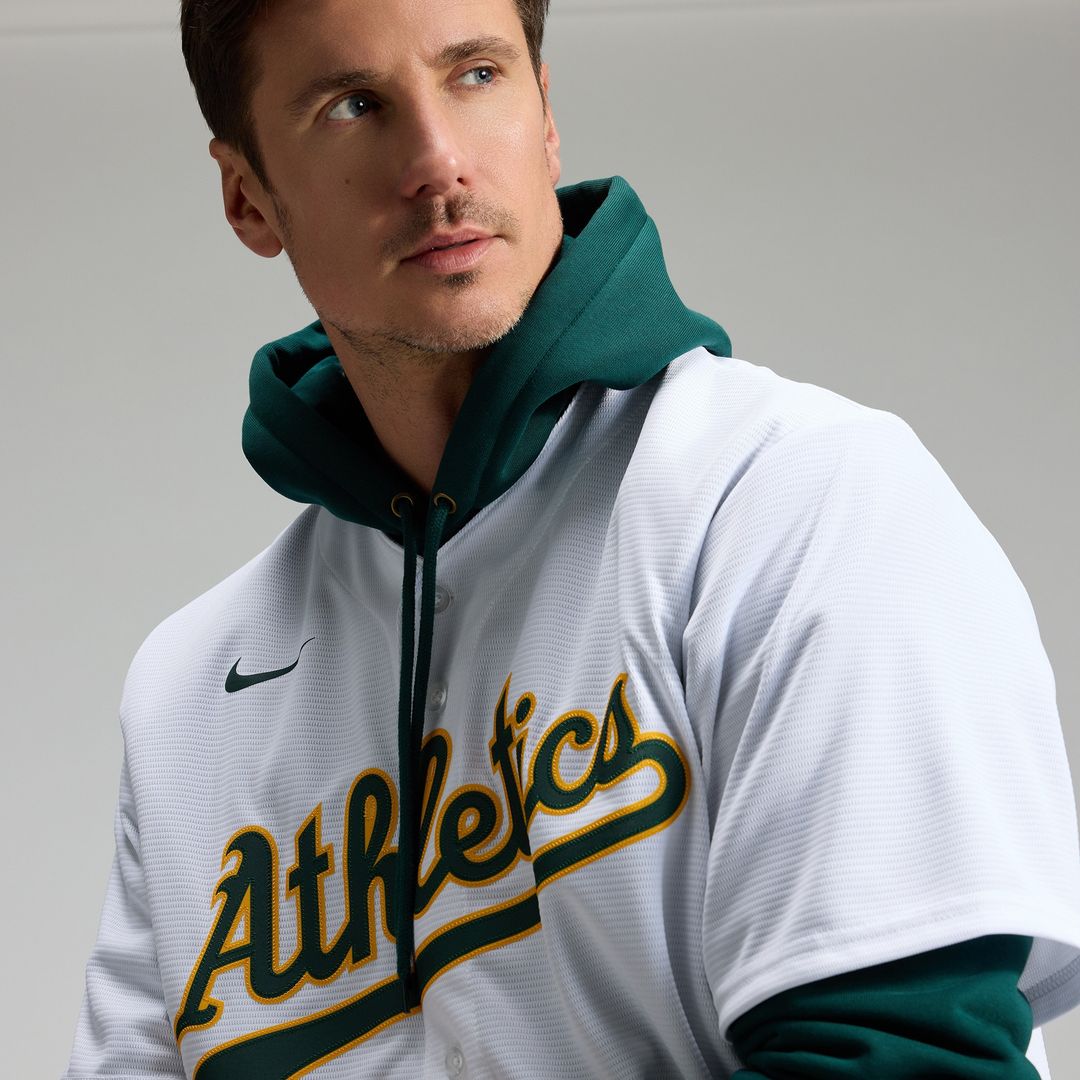 Nick Kurtz Athletics Nike Home Replica Player Jersey - White