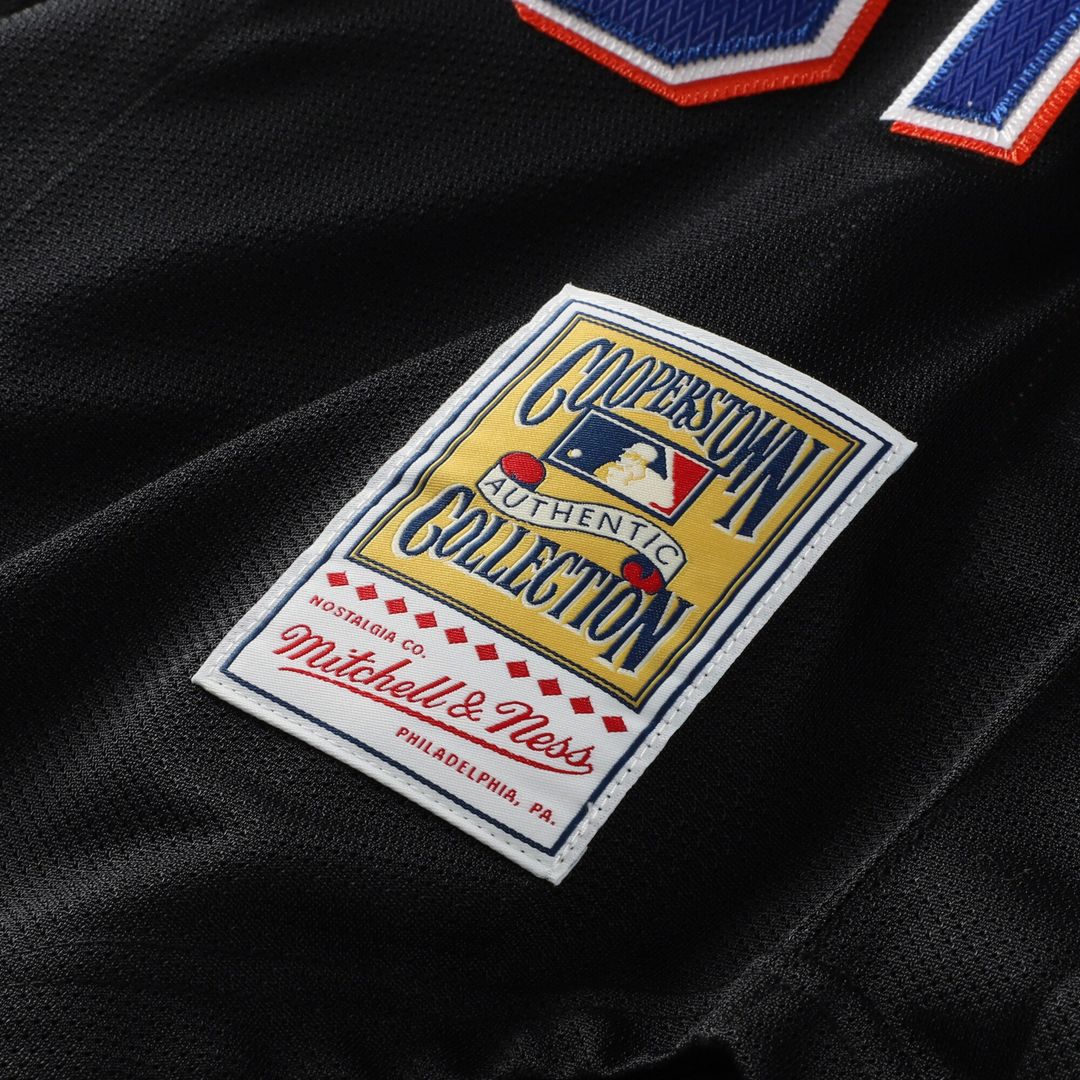 Mike Piazza New York Mets Mitchell & Ness Cooperstown Collection 2000 Batting Practice Jersey - Black