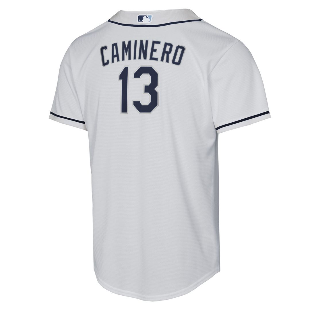 Junior Caminero Tampa Bay Rays Nike Youth Home Replica Player Jersey - White