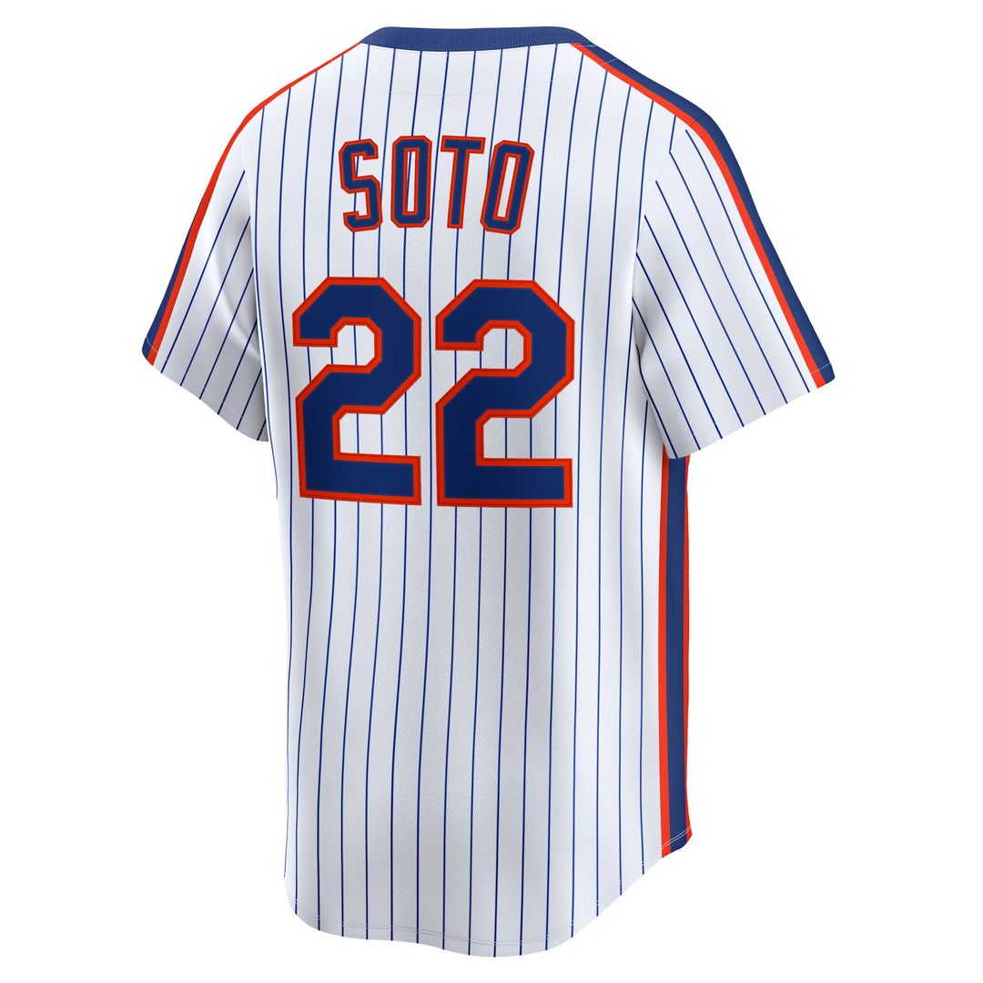 Juan Soto New York Mets Nike Cooperstown Collection Limited 40th Anniversary Jersey - White