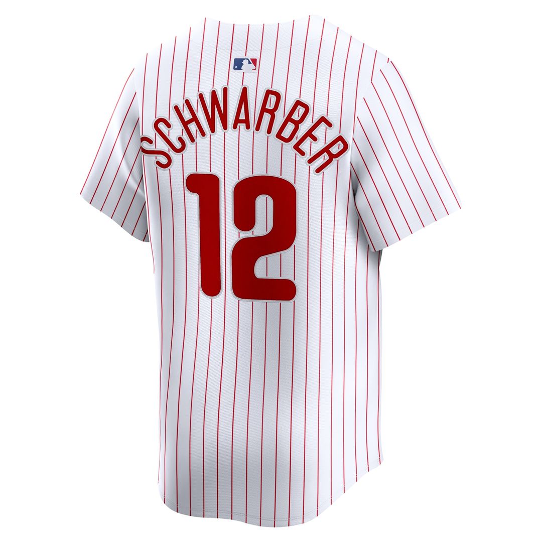 Kyle Schwarber Philadelphia Phillies Nike Home Limited Player Jersey - White