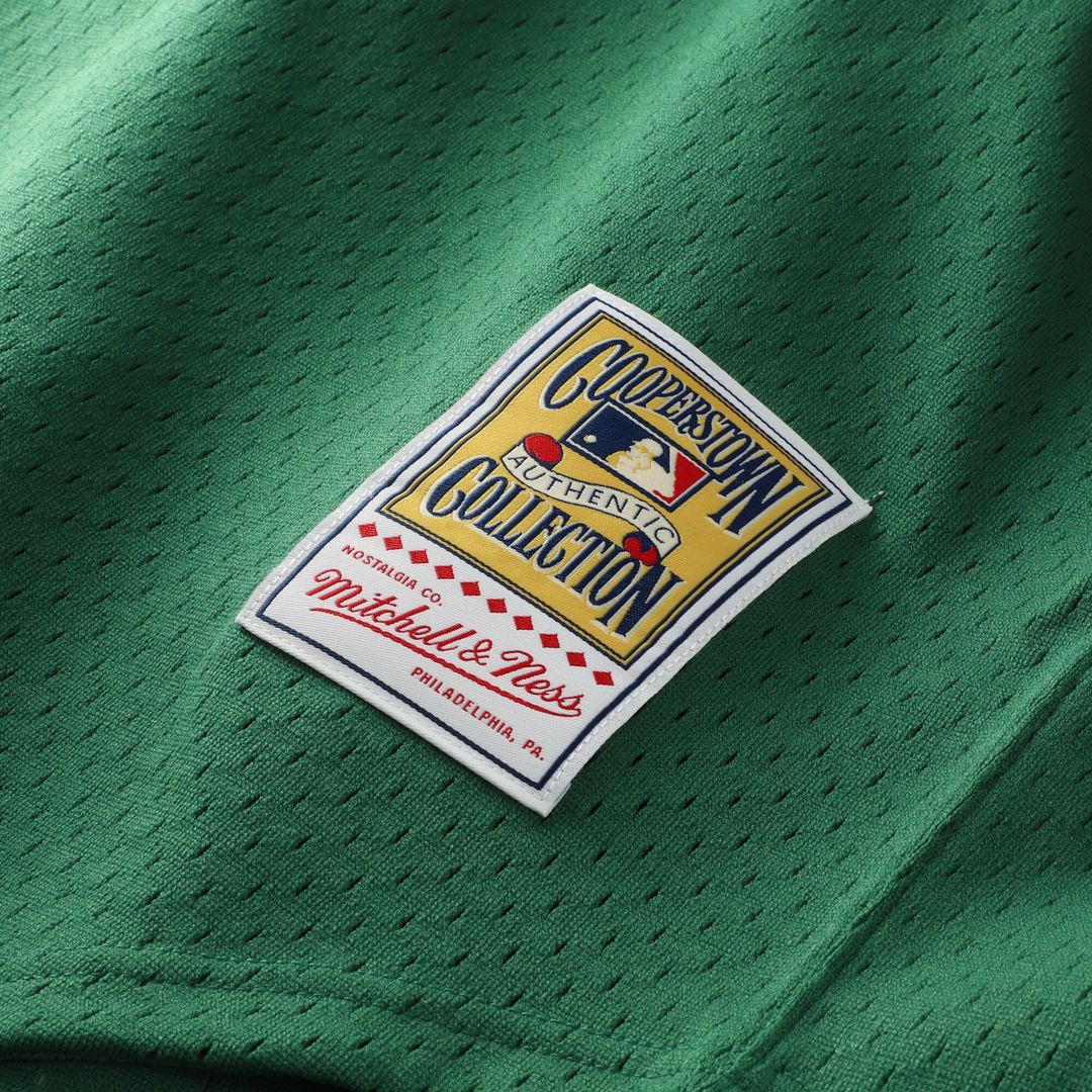 Rickey Henderson Athletics Mitchell & Ness Authentic Batting Practice Jersey - Green