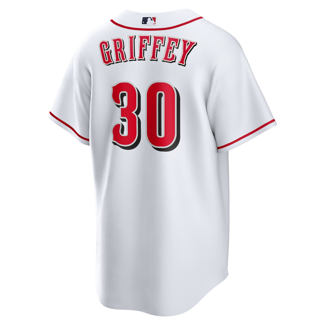 Ken Griffey Jr. Cincinnati Reds Nike Home Retired Player Replica Jersey - White
