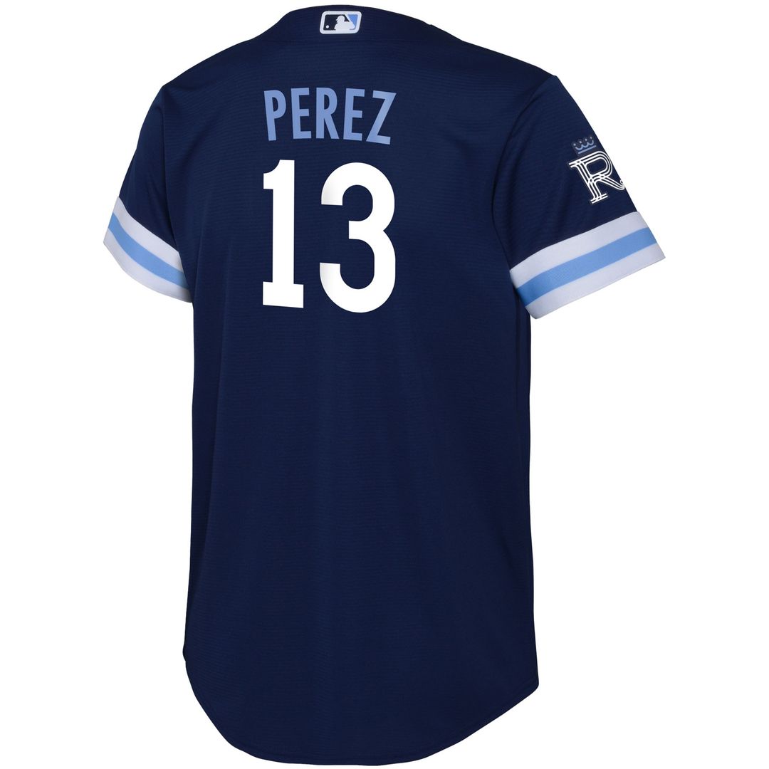 Salvador Perez Kansas City Royals Nike Toddler City Connect Replica Player Jersey - Navy