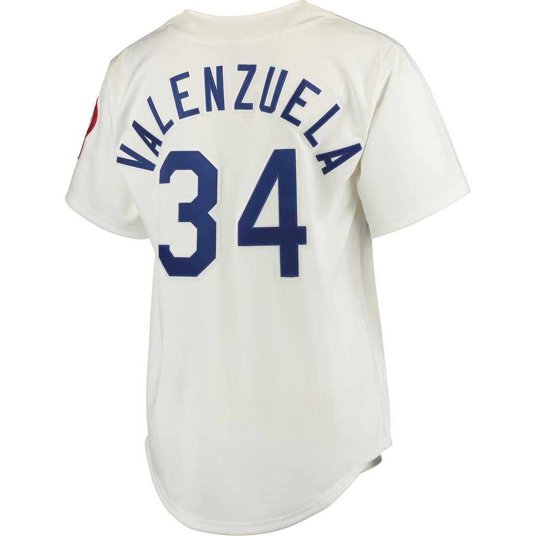 Fernando Valenzuela Los Angeles Dodgers Mitchell & Ness Road 1981 Cooperstown Collection Authentic Jersey - Gray