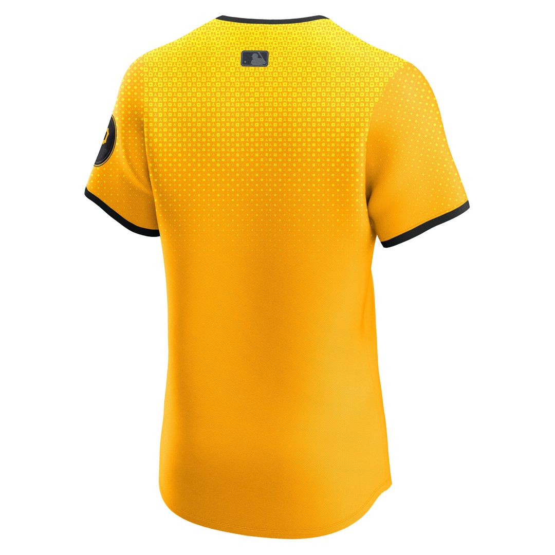 Pittsburgh Pirates Nike City Connect Elite Jersey - Gold