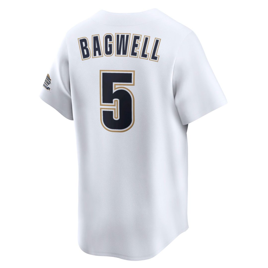 Jeff Bagwell Houston Astros Nike Throwback Cooperstown Collection Limited Jersey - White