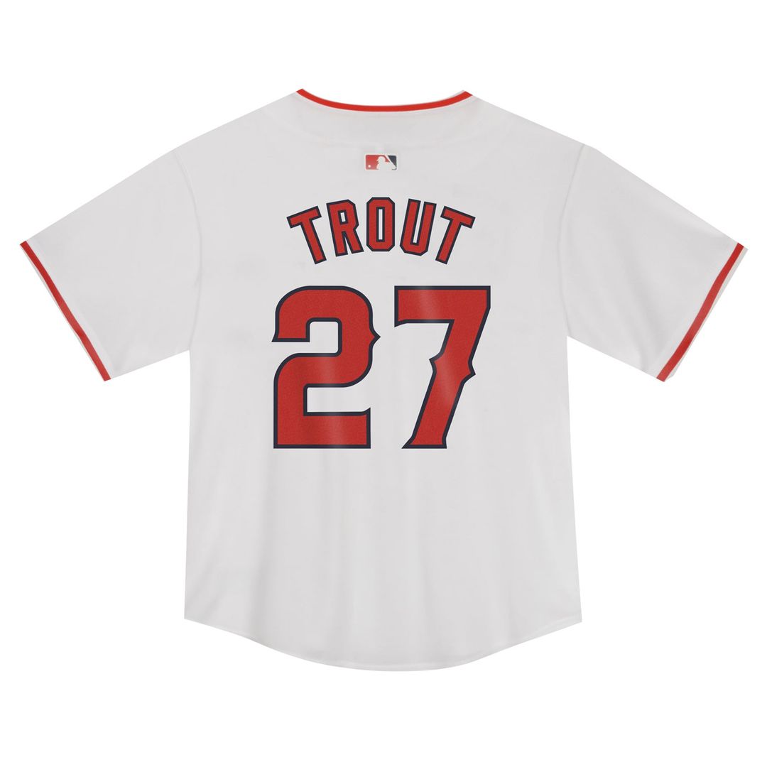 Mike Trout Los Angeles Angels Nike Toddler Game Jersey - White