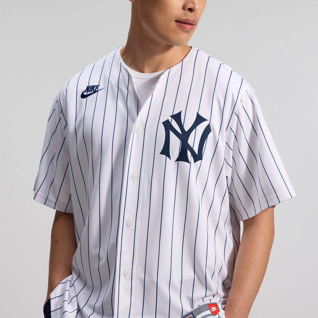 Babe Ruth New York Yankees Nike Throwback Cooperstown Collection Limited Jersey - White