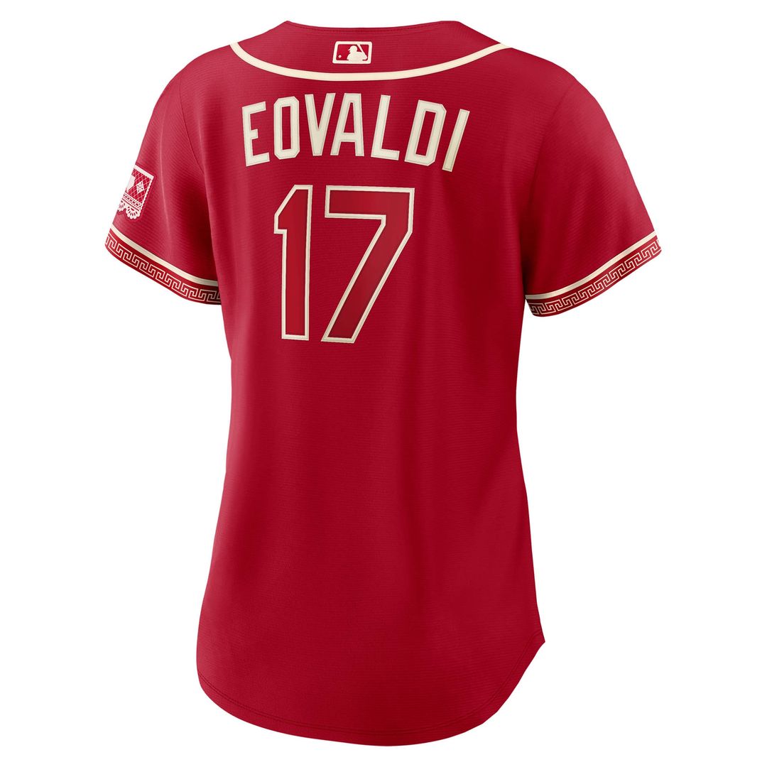 Nathan Eovaldi Texas Rangers Nike Women's 2026 City Connect Stadium Jersey - Red