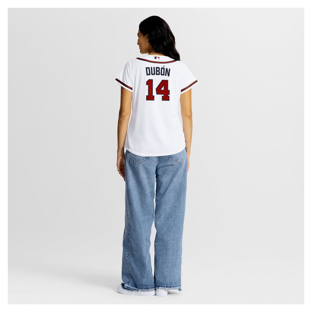 Mauricio Dubón Atlanta Braves Nike Women's Home Replica Jersey - White