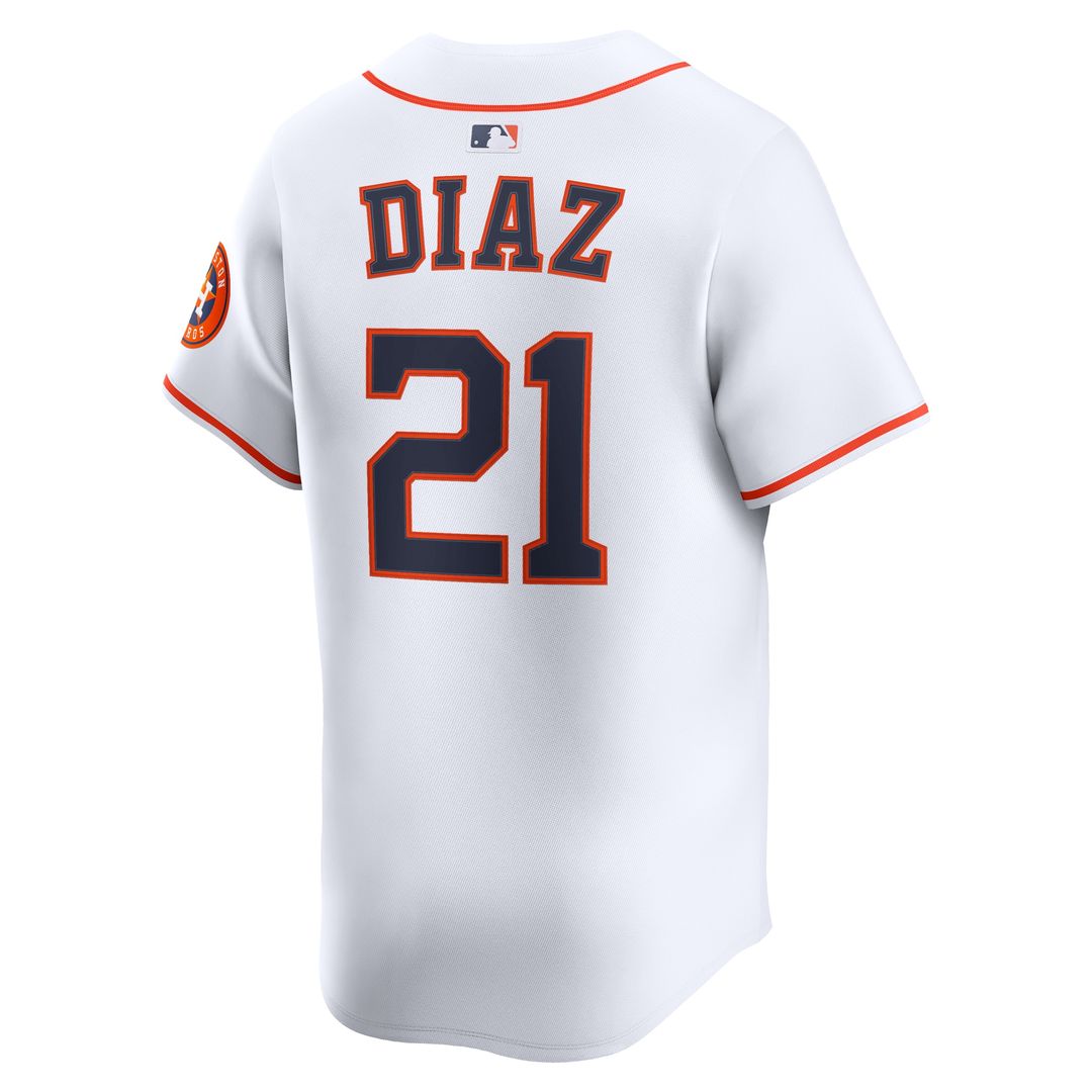 Yainer Diaz Houston Astros Nike Home Limited Player Jersey - White