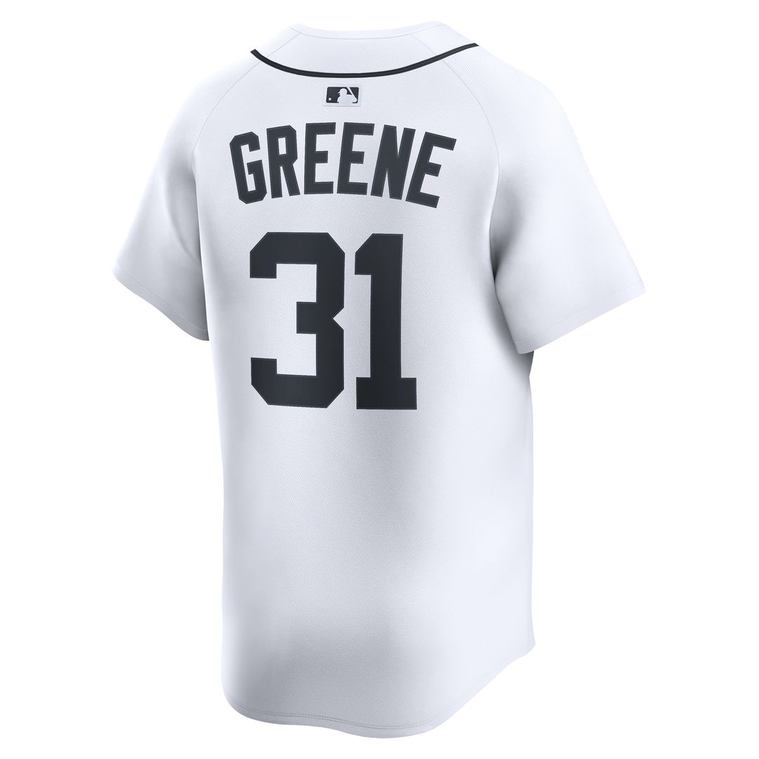 Riley Greene Detroit Tigers Nike Home Limited Player Jersey - White