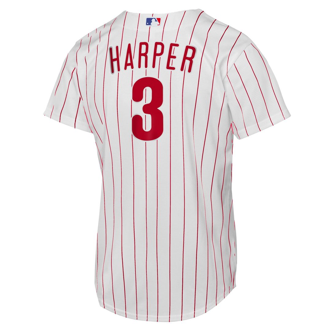 Bryce Harper Philadelphia Phillies Nike Youth Home Replica Player Jersey - White