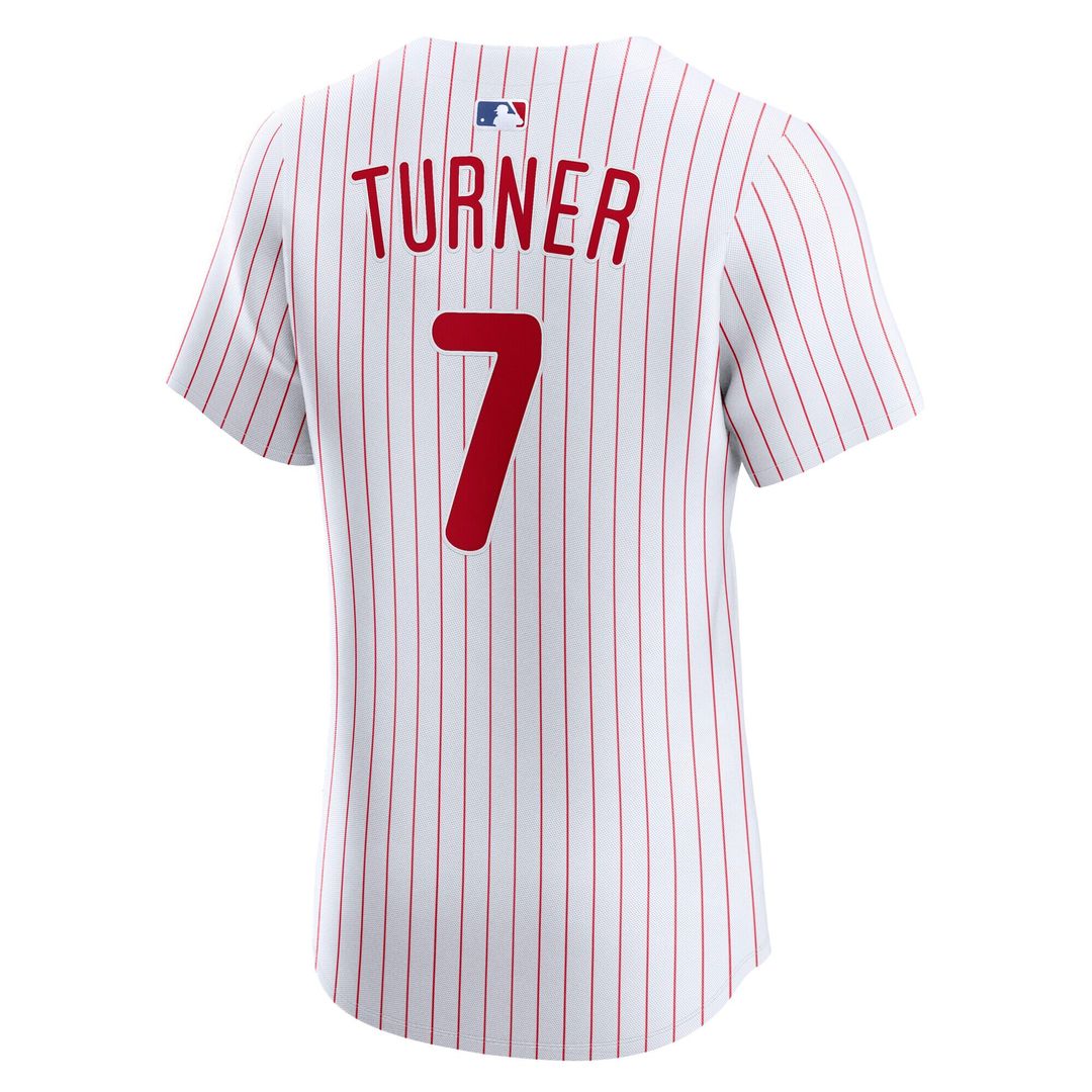 Trea Turner Philadelphia Phillies Nike Home Elite Jersey - White