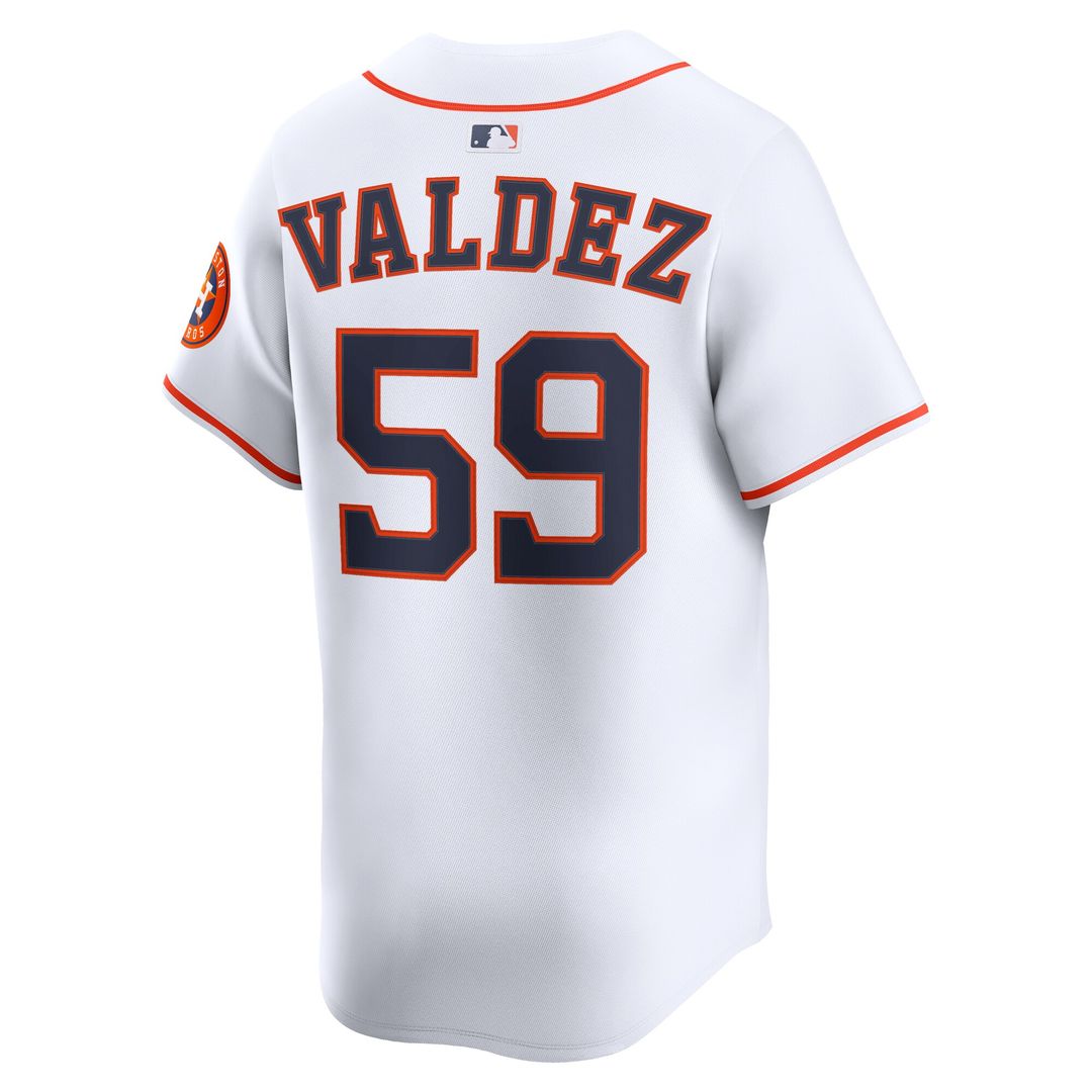 Framber Valdez Houston Astros Nike Home Limited Player Jersey - White