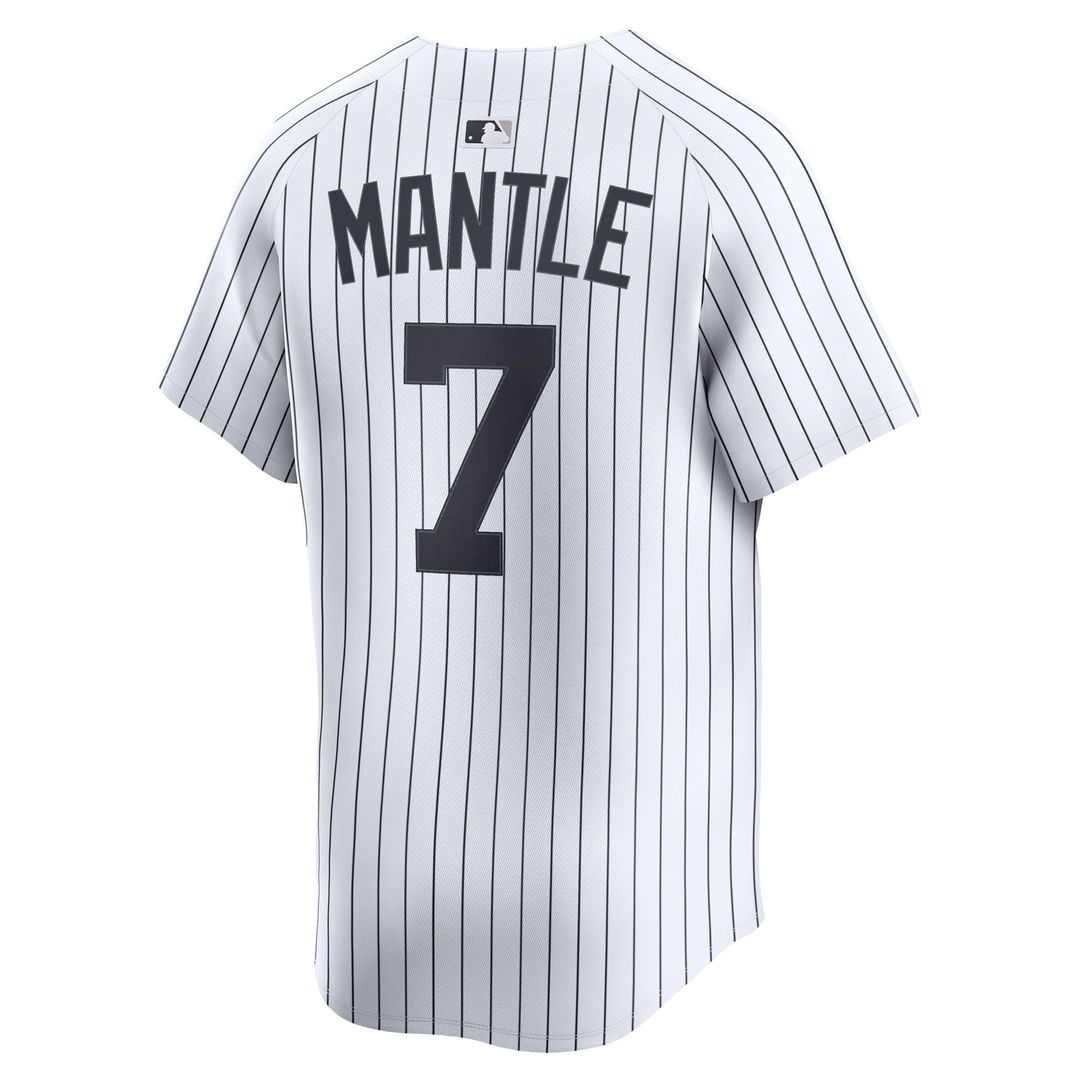 Mickey Mantle New York Yankees Nike Home Limited Player Jersey - White