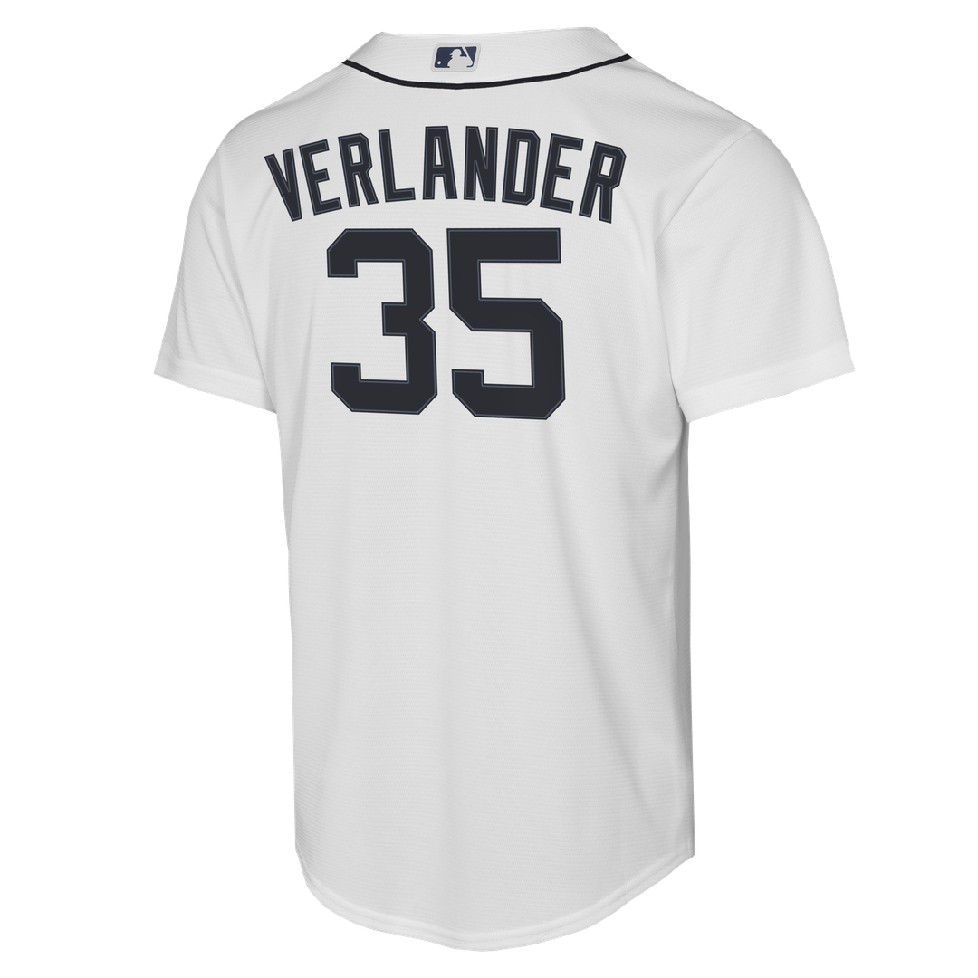 Justin Verlander Detroit Tigers Nike Youth Home Replica Jersey - White