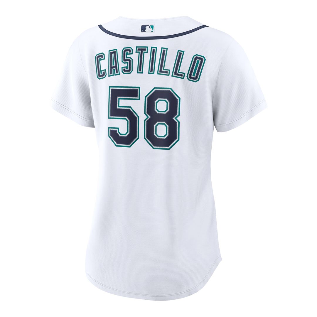 Luis Castillo Seattle Mariners Nike Women's Home Replica Jersey - White