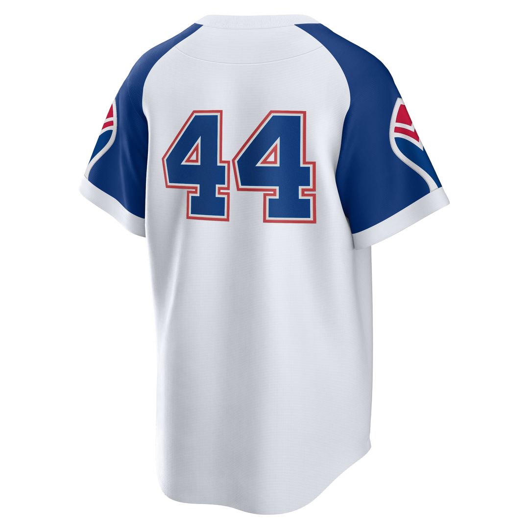 Hank Aaron Atlanta Braves Nike Home Cooperstown Collection Player Jersey - White