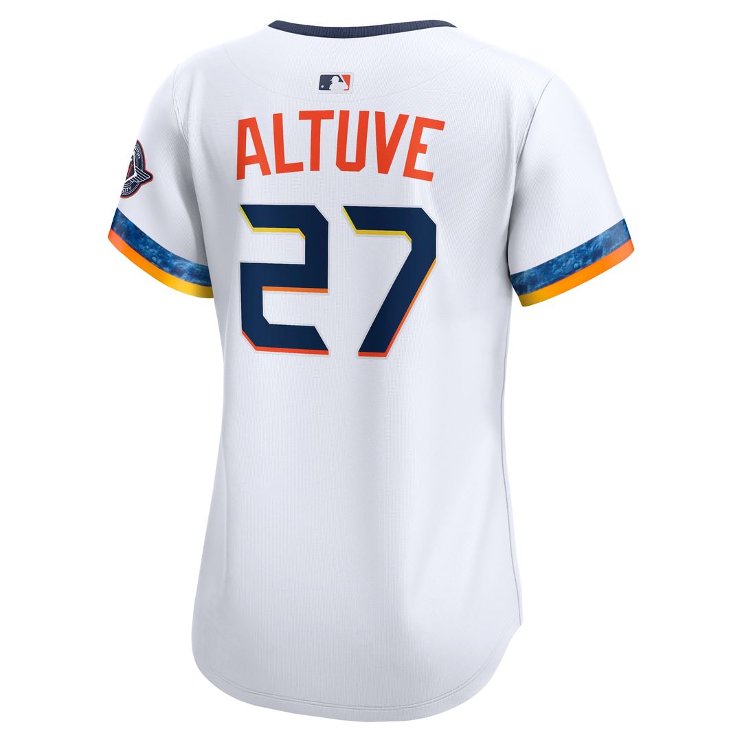 Jose Altuve Houston Astros Nike Women's 2025 City Connect Limited Jersey - White