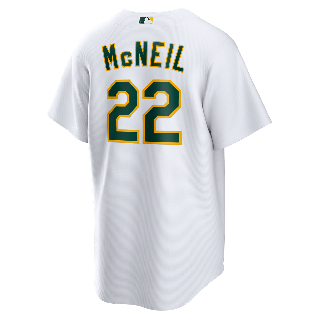 Jeff McNeil Athletics Nike Home Replica Jersey - White