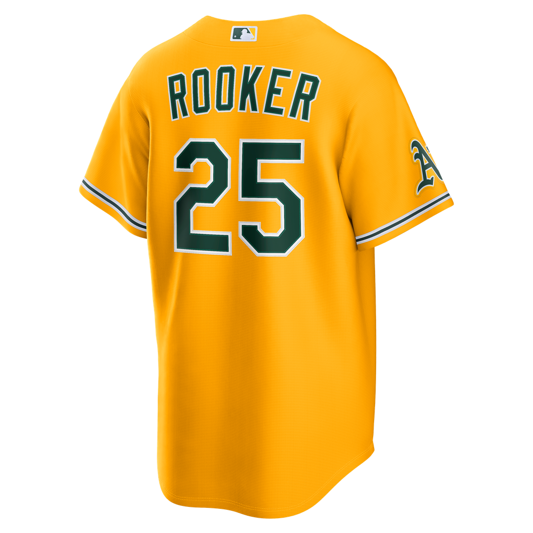 Brent Rooker Athletics Nike Alternate Stadium Jersey - Gold