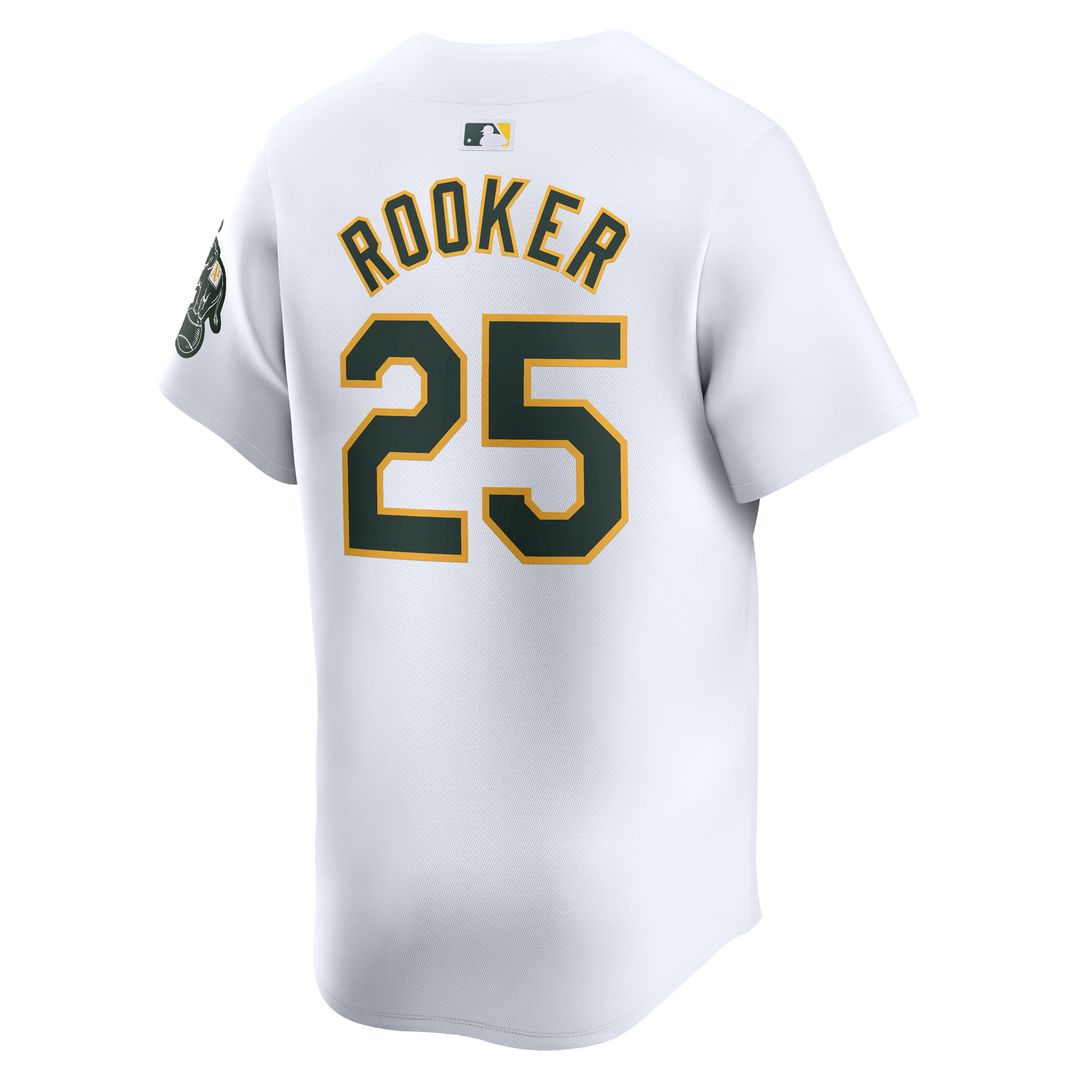 Brent Rooker Athletics Nike Home Limited Player Jersey - White