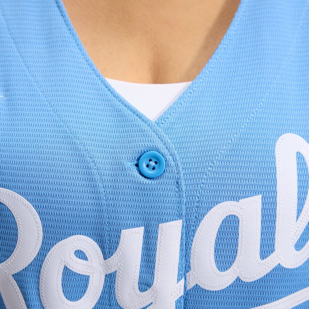 Kansas City Royals Nike Women's Alternate Replica Team Logo Jersey - Light Blue