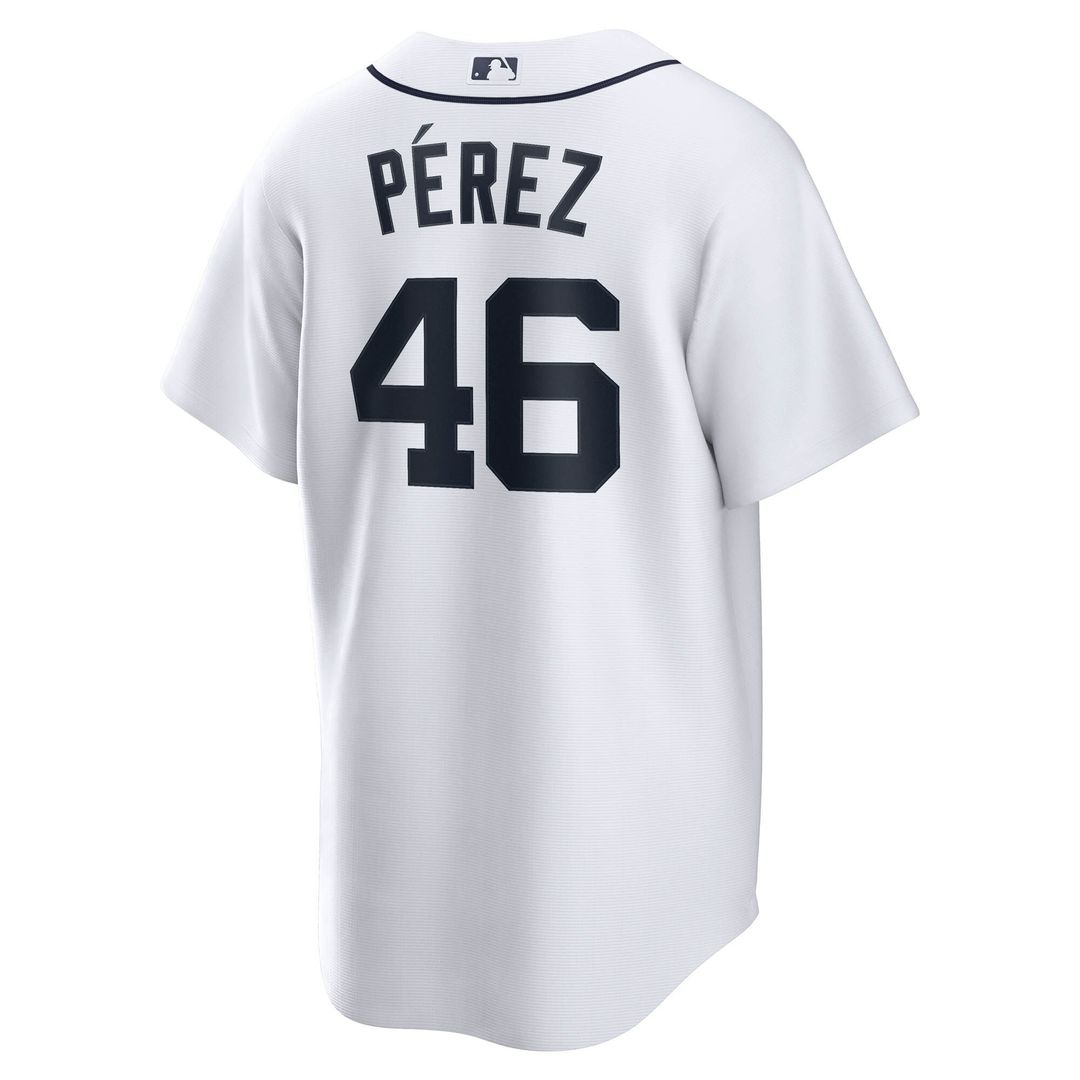 Wenceel Pérez Detroit Tigers Nike Home Replica Jersey - White