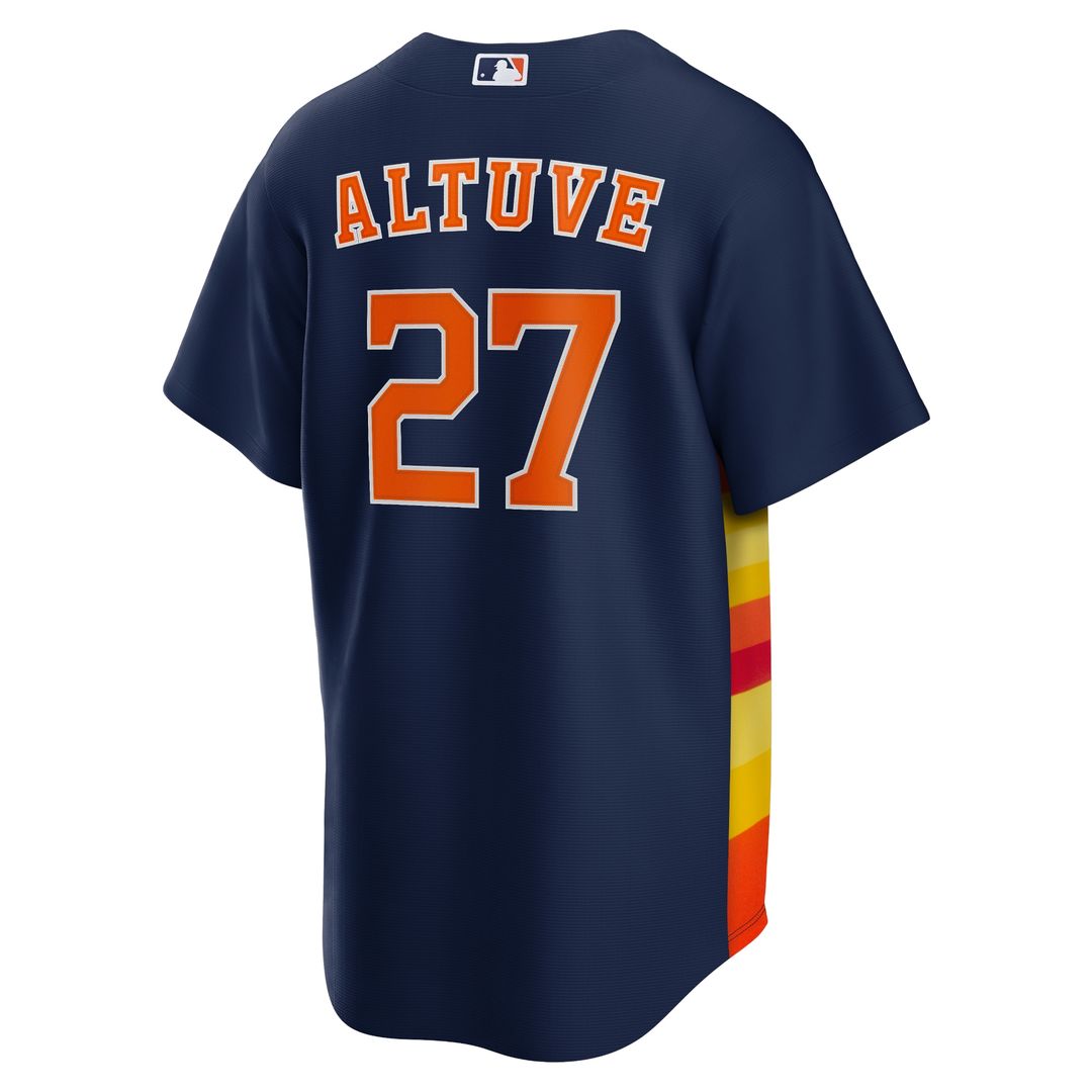Jose Altuve Houston Astros Nike Alternate 2 Replica Jersey - Navy