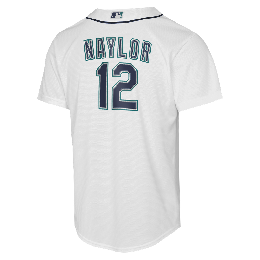 Josh Naylor Seattle Mariners Nike Youth Home Baseline Jersey - White