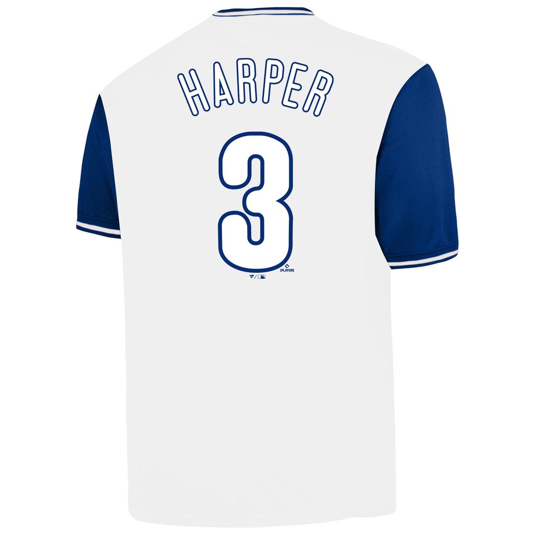 Bryce Harper Philadelphia Phillies Profile Big & Tall Name & Number Jersey - White