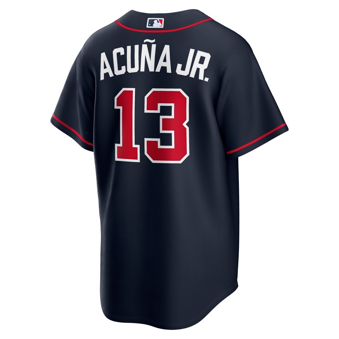 Ronald Acuña Jr. Atlanta Braves Nike Road Replica Jersey - Gray