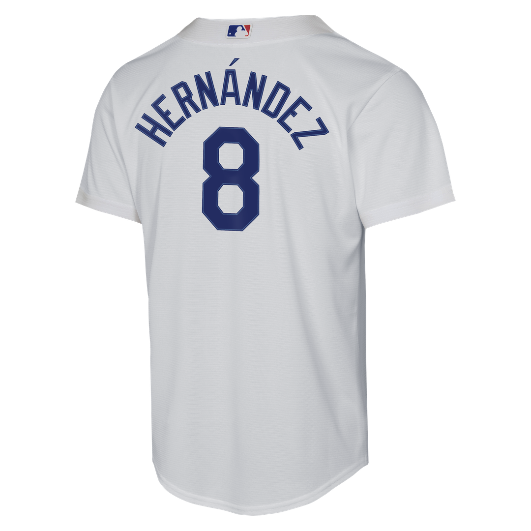 Enrique Hernández Los Angeles Dodgers Nike Youth Home Baseline Jersey - White