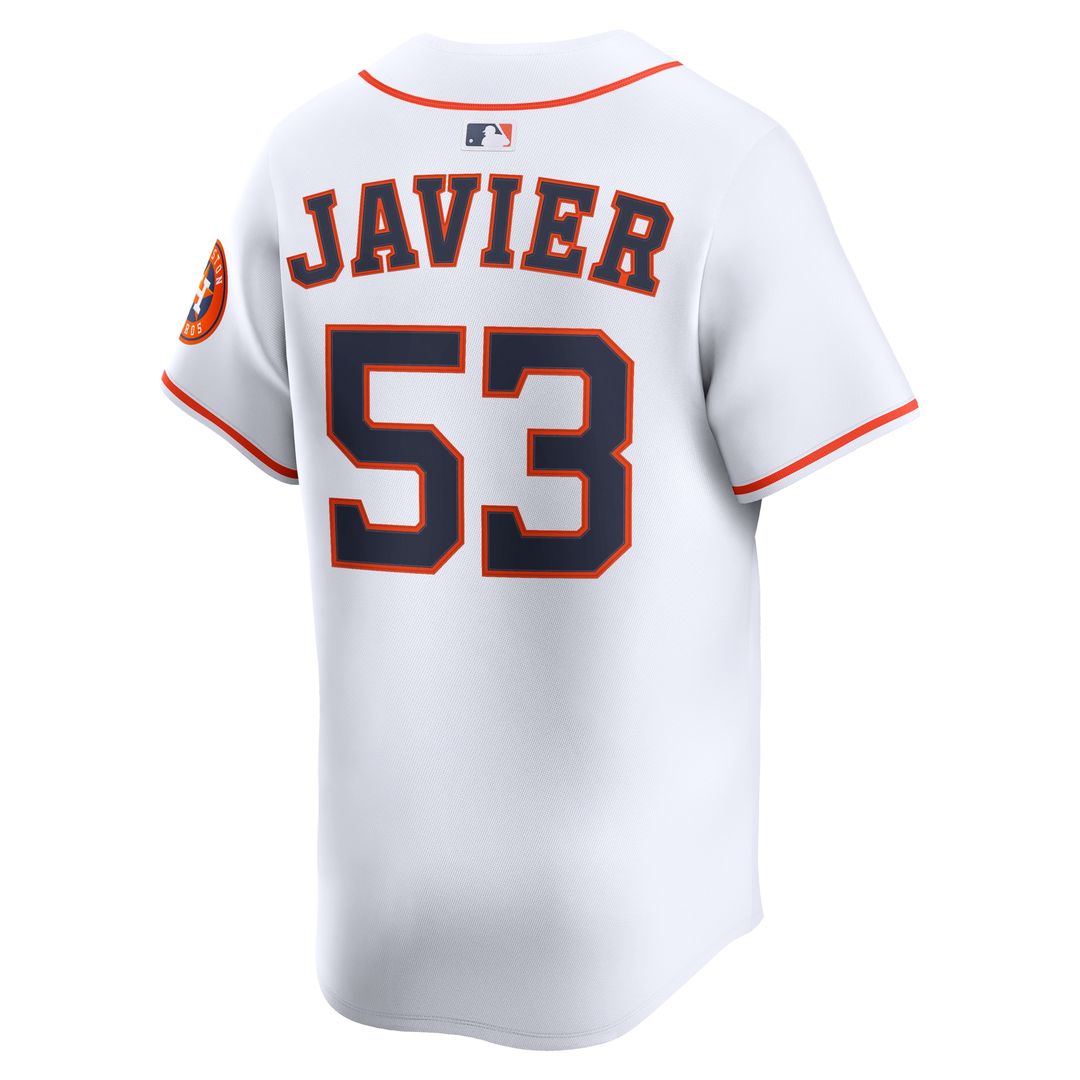Cristian Javier Houston Astros Nike Home Limited Player Jersey - White