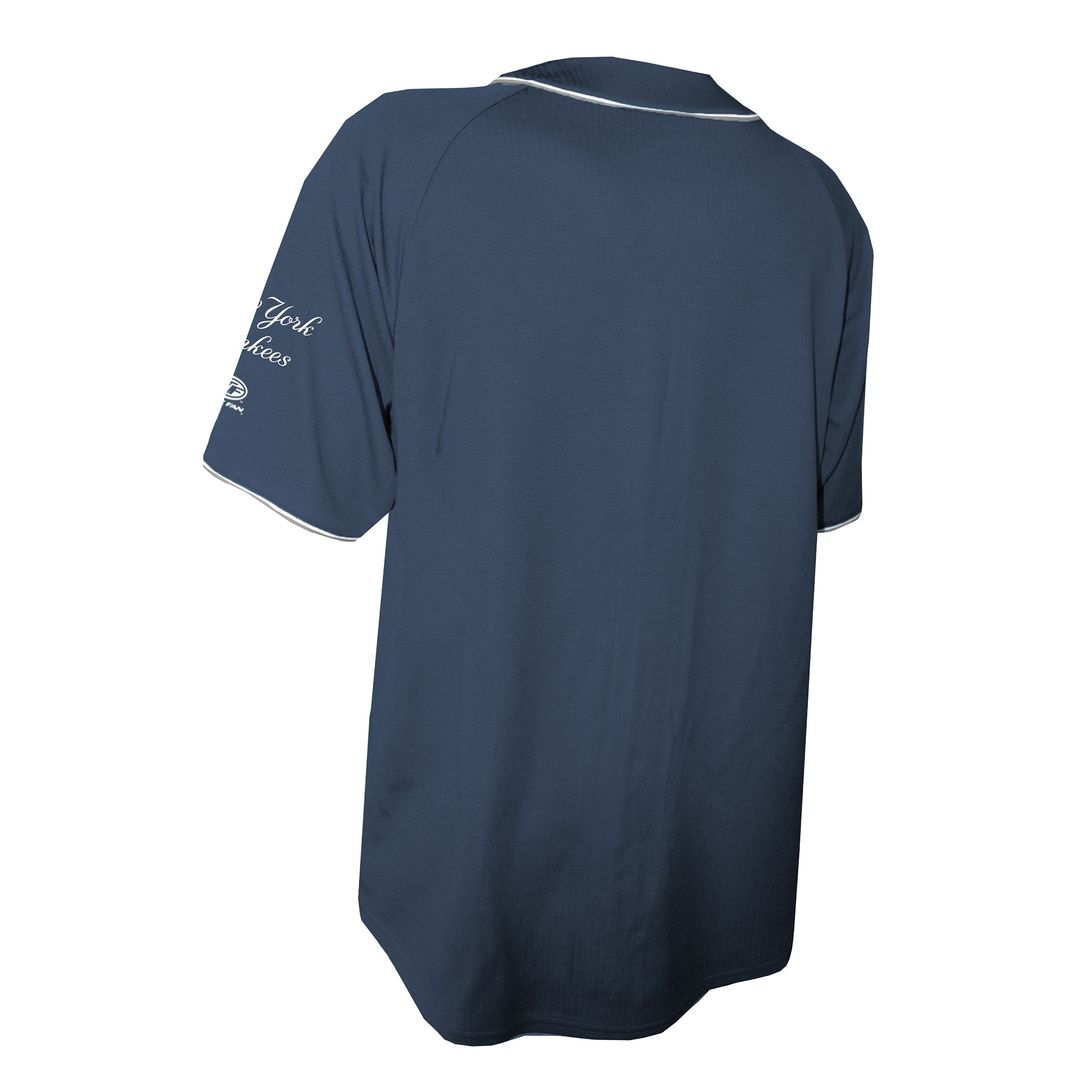 New York Yankees Stitches Team Color Full-Button Fashion Jersey - Navy