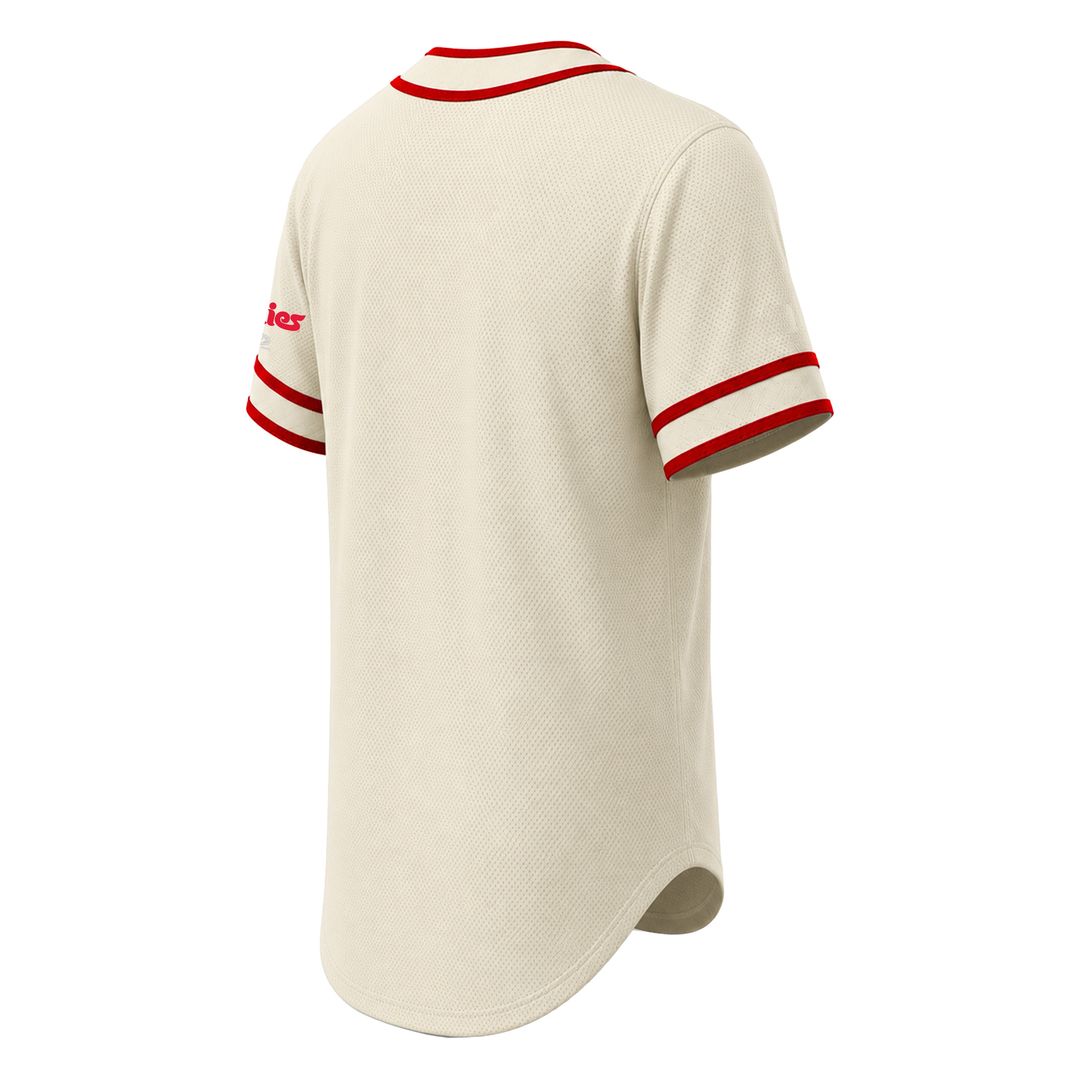 Philadelphia Phillies Stitches Throwback Fashion Jersey - Natural