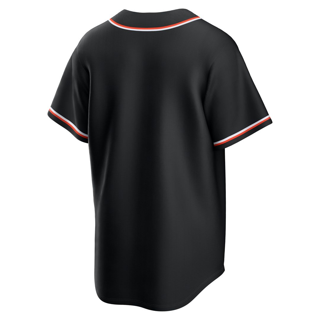 Baltimore Orioles Nike Fashion Replica Black Out Jersey
