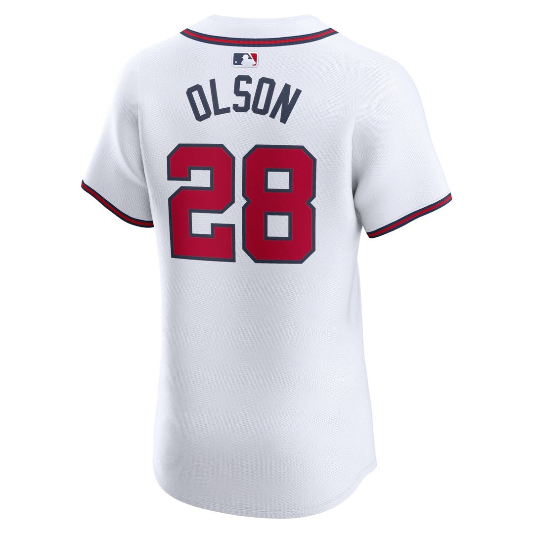 Matt Olson Atlanta Braves Nike Home Elite Player Jersey - White