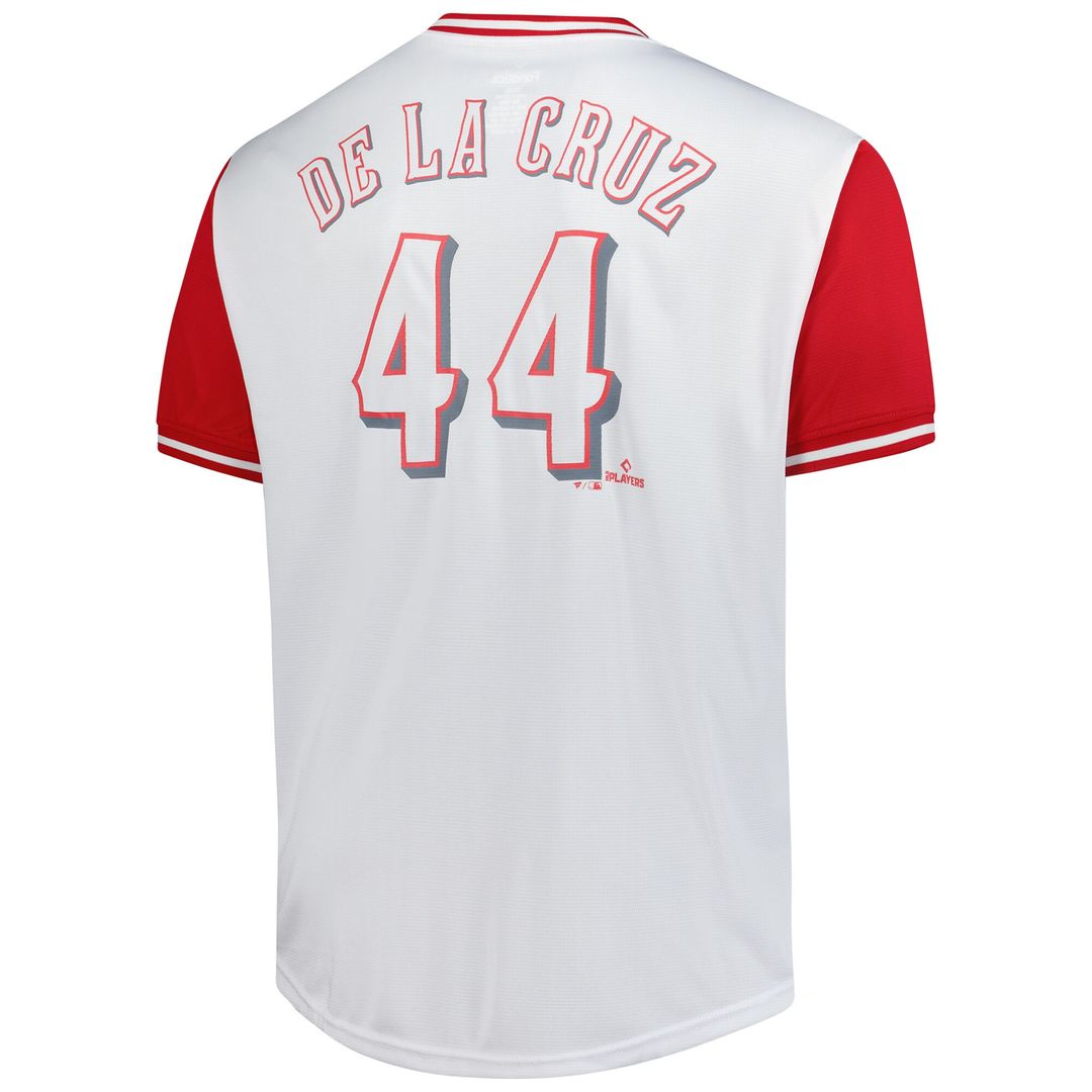 Elly De La Cruz Cincinnati Reds Profile Big & Tall Name & Number Jersey - White