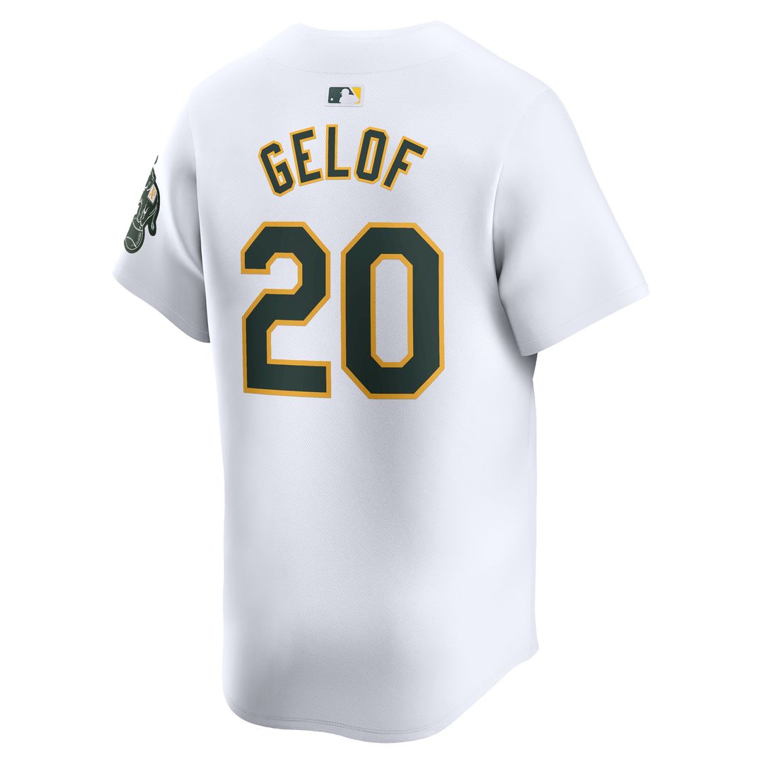 Zack Gelof Athletics Nike Home Limited Player Jersey - White
